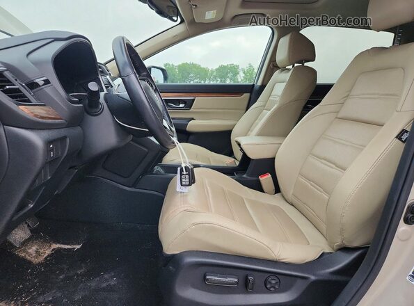 2HKRW2H82KH652295 2019 HONDA CR-V Beige წინა სალონის ხედი