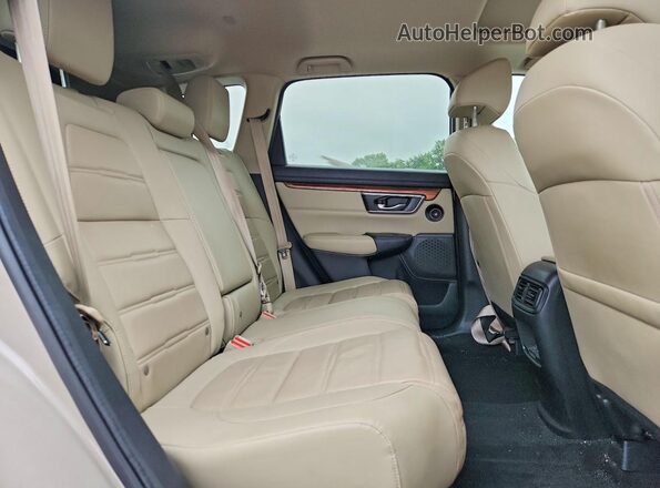 2HKRW2H82KH652295 2019 HONDA CR-V Beige უკანა სავარძლების ხედი
