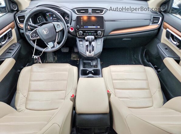 2HKRW2H82KH652295 2019 HONDA CR-V Beige წინა პანელის ხედი