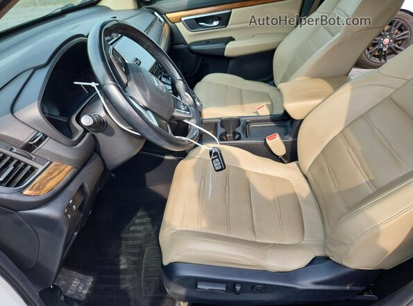 2HKRW2H83HH611084 2017 HONDA CR-V White Вид салону спереду