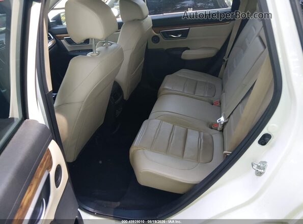 2HKRW2H83HH666974 2017 HONDA CR-V White VIN კოდის სტიკერის ხედი