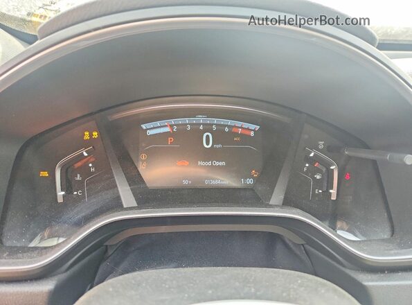 2HKRW2H83NH646543 2022 HONDA CR-V Black Instrument cluster view