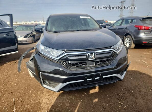 2HKRW2H83NH646543 2022 HONDA CR-V Black Front view