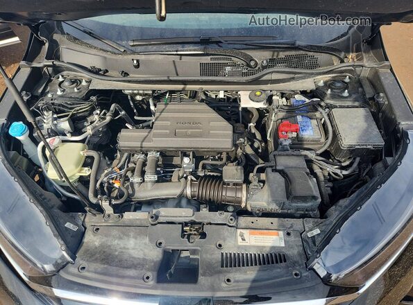 2HKRW2H83NH646543 2022 HONDA CR-V Black Rear interior view