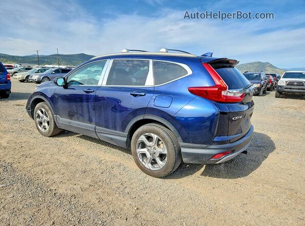 2HKRW2H84JH621631 2018 HONDA CR-V Blue Tył lewy