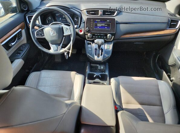 2HKRW2H84JH621631 2018 HONDA CR-V Blue Widok deski rozdzielczej