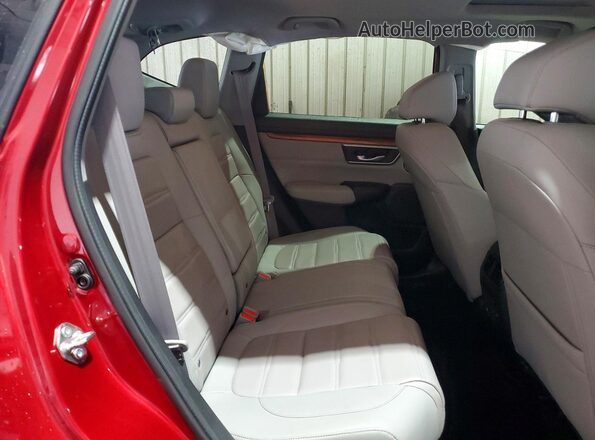 2HKRW2H84LH620790 2020 HONDA CR-V Red Widok wnętrza z tyłu