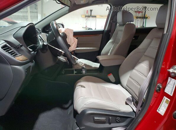 2HKRW2H84LH620790 2020 HONDA CR-V Red Widok wnętrza z przodu