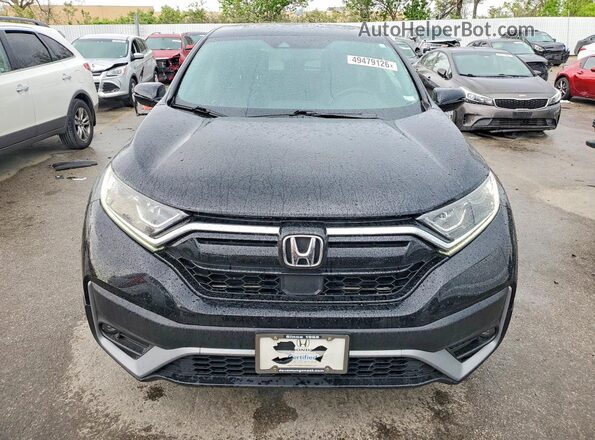 2HKRW2H84LH635175 2020 HONDA CR-V Black წინა ხედი