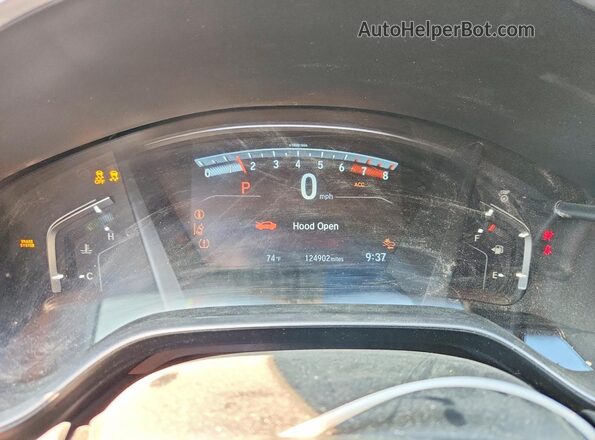 2HKRW2H84NH648205 2022 HONDA CR-V Серебряный Вид щитка приборов