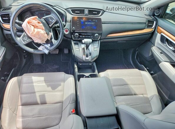 2HKRW2H85LH603321 2020 HONDA CR-V Синий Вид панели приборов