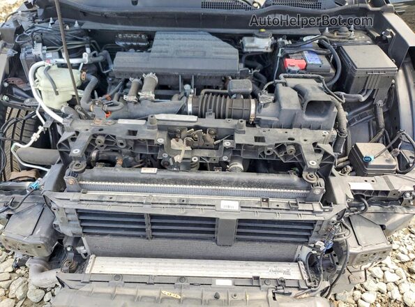2HKRW2H85NH610790 2022 HONDA CR-V Black Вид підкапотного простору