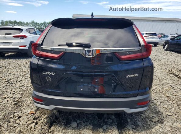 2HKRW2H85NH610790 2022 HONDA CR-V Black Вид ззаду