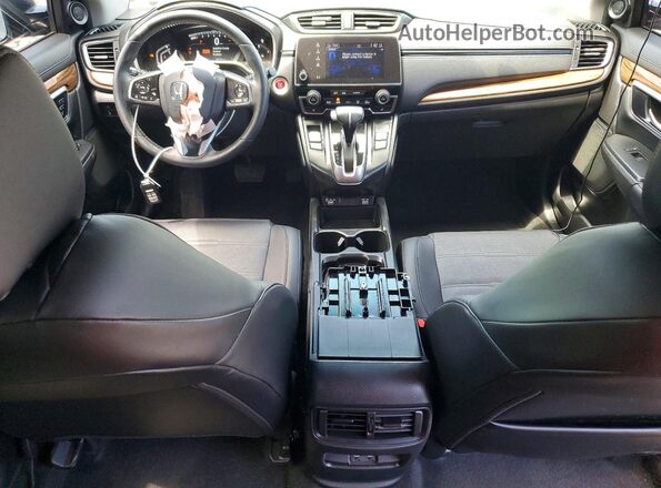 2HKRW2H85NH610790 2022 HONDA CR-V Black Вид панелі приладів