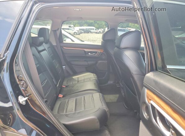 2HKRW2H85NH610790 2022 HONDA CR-V Black Вид задньої частини салону