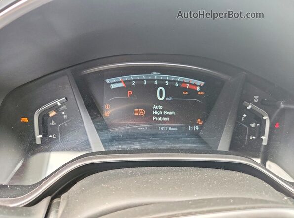 2HKRW2H86HH609300 2017 HONDA CR-V Black Vista del cuadro de instrumentos