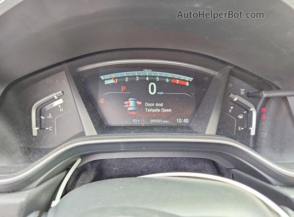 2HKRW2H86HH624248 2017 HONDA CR-V Синий Вид щитка приборов