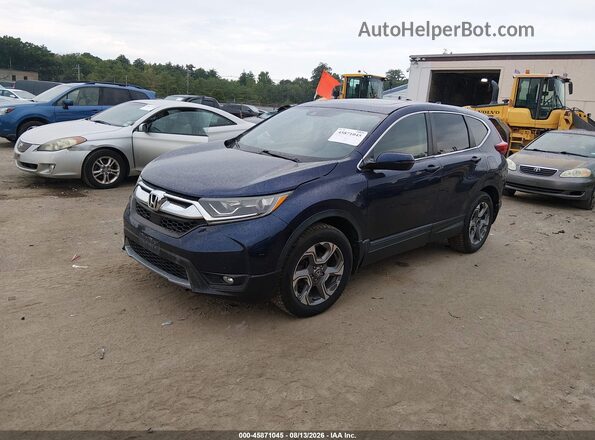 2HKRW2H86HH664376 2017 HONDA CR-V Navy Передняя левая четверть