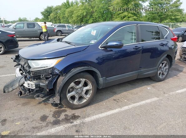2HKRW2H86HH679301 2017 HONDA CR-V Dark Blue Vista tres cuartos delantera izquierda