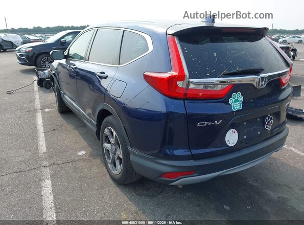 2HKRW2H86HH679301 2017 HONDA CR-V Dark Blue Trasero izquierdo