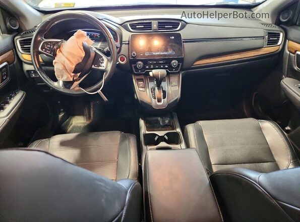 2HKRW2H86KH643230 2019 HONDA CR-V Черный Вид панели приборов