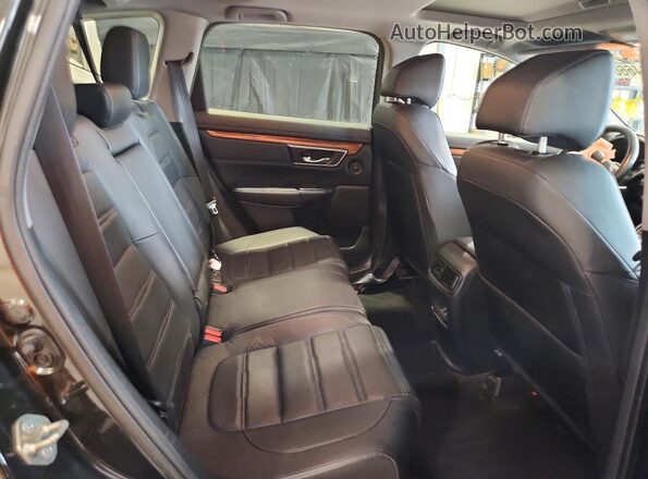 2HKRW2H86KH643230 2019 HONDA CR-V Черный Вид задней части салона