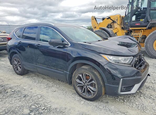 2HKRW2H86NH221267 2022 HONDA CR-V Black Передня права чверть