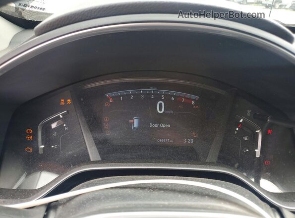 2HKRW2H86NH221267 2022 HONDA CR-V Black Вид щитка приладів