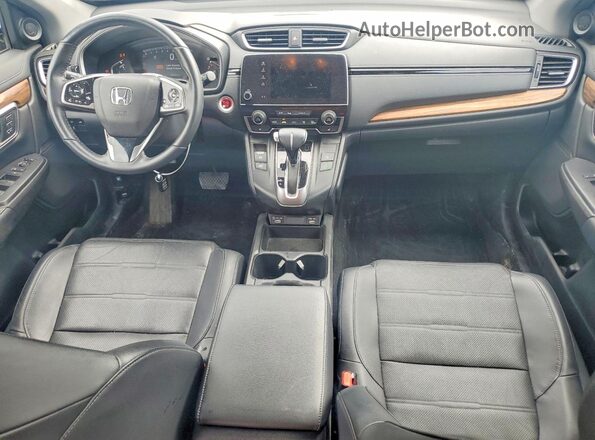 2HKRW2H86NH221267 2022 HONDA CR-V Black Вид панелі приладів