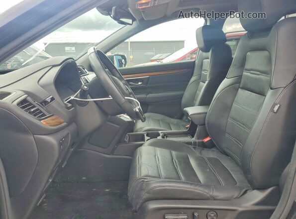 2HKRW2H86NH221267 2022 HONDA CR-V Black Вид салону спереду