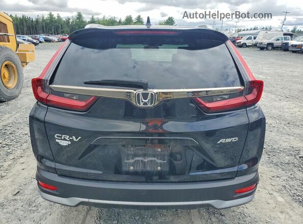 2HKRW2H86NH221267 2022 HONDA CR-V Black Вид ззаду