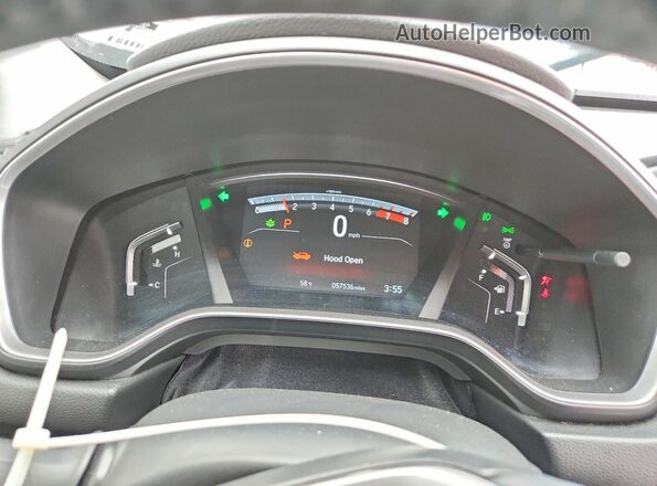 2HKRW2H87MH646172 2021 HONDA CR-V Silver Вид щитка приладів