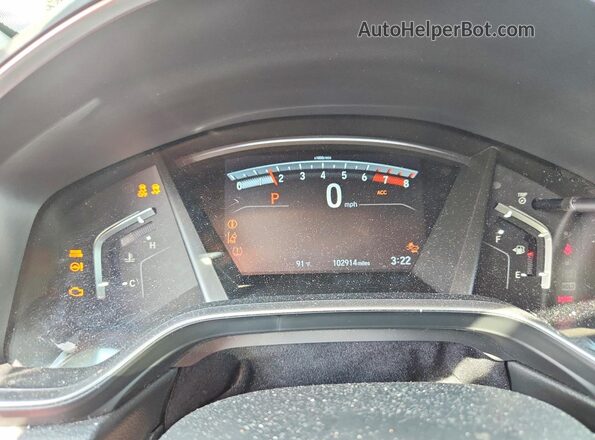 2HKRW2H88JH696333 2018 HONDA CR-V Burgundy Widok zestawu wskaźników