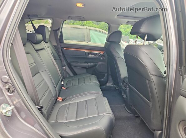 2HKRW2H88LH669166 2020 HONDA CR-V Gray Vista de los asientos traseros
