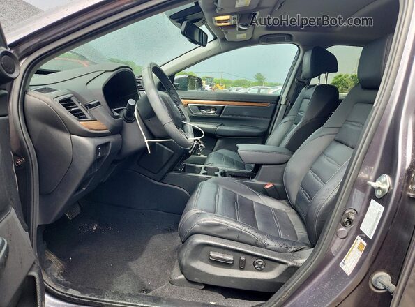 2HKRW2H88LH669166 2020 HONDA CR-V Gray Vista interior delantera