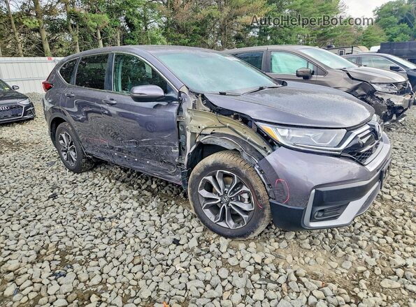 2HKRW2H88LH669166 2020 HONDA CR-V Gray Delantero derecho