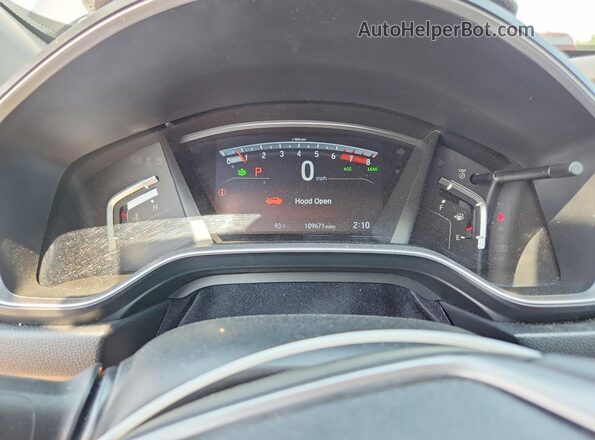 2HKRW2H88NH615319 2022 HONDA CR-V Gray Instrument cluster view
