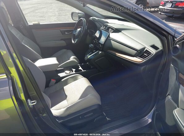 2HKRW2H88NH623131 2022 HONDA CR-V Gray Front interior view