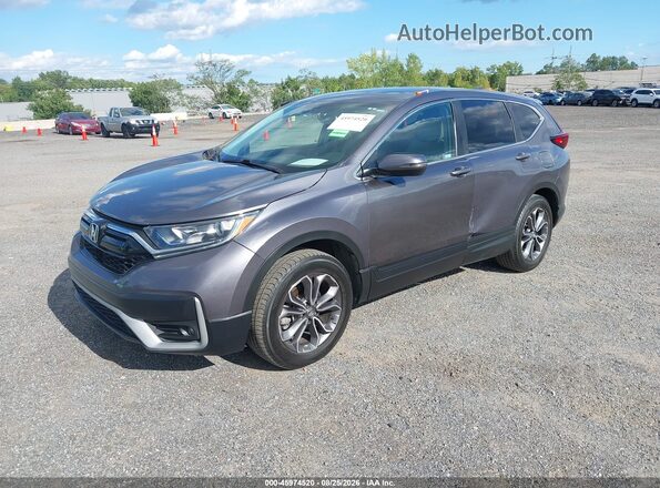 2HKRW2H88NH623131 2022 HONDA CR-V Gray Front left