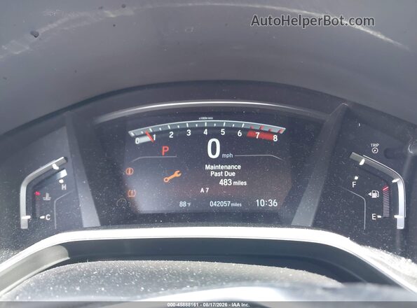 2HKRW2H89JH653748 2018 HONDA CR-V White Вид задніх сидінь