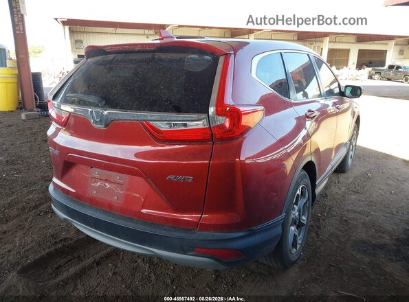 2HKRW2H89KH604275 2019 HONDA CR-V Красный Задняя правая четверть
