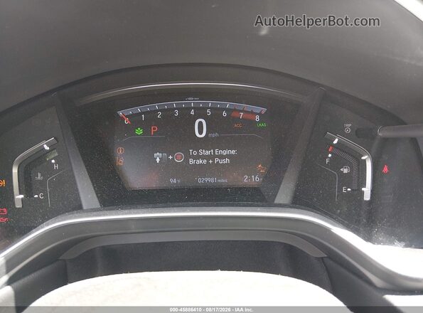 2HKRW2H89LH627766 2020 HONDA CR-V Silver Вид задніх сидінь