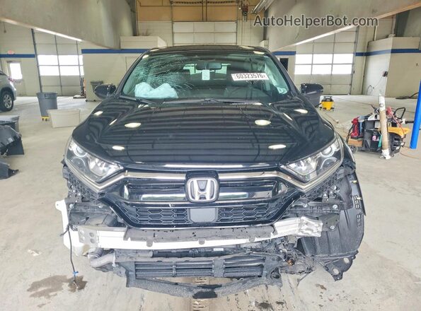 2HKRW2H89NH657787 2022 HONDA CR-V Black Вид спереду