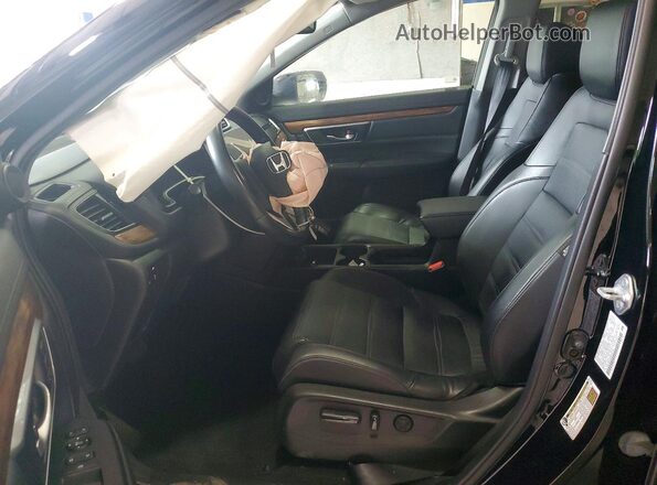 2HKRW2H89NH657787 2022 HONDA CR-V Black Вид салону спереду