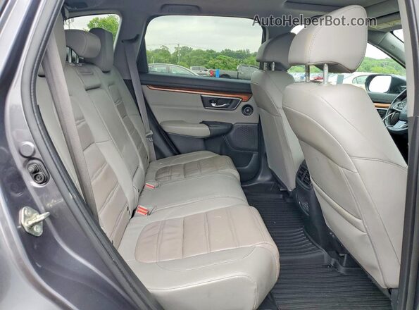 2HKRW2H8XHH604181 2017 HONDA CR-V Gray Вид задньої частини салону