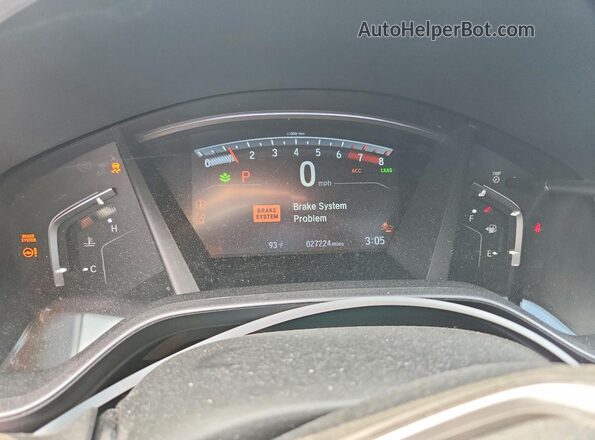 2HKRW2H8XNH644627 2022 HONDA CR-V Gray Սարքավորումների վահանակի տեսք