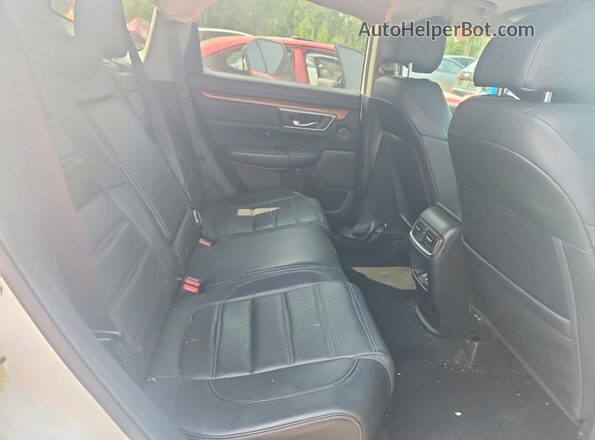 2HKRW2H90JH137948 2018 HONDA CR-V White უკანა სავარძლების ხედი