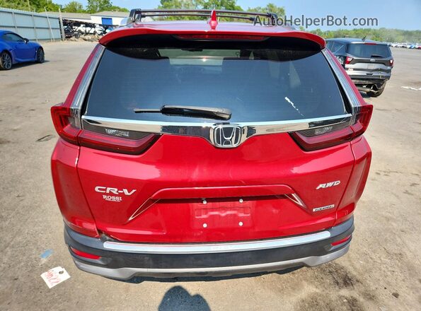 2HKRW2H90MH628881 2021 HONDA CR-V Red Rear view