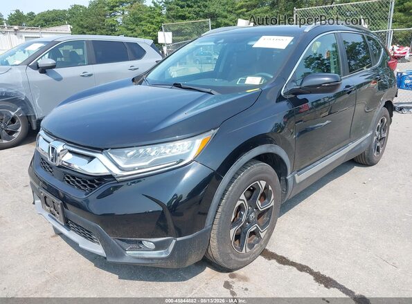 2HKRW2H91HH600738 2017 HONDA CR-V Black წინა მარცხენა ხედი სამი მეოთხედიდან