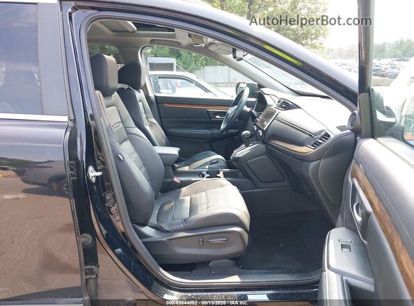 2HKRW2H91HH600738 2017 HONDA CR-V Black წინა სალონის ხედი
